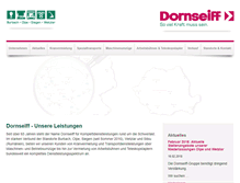 Tablet Screenshot of dornseiff.eu